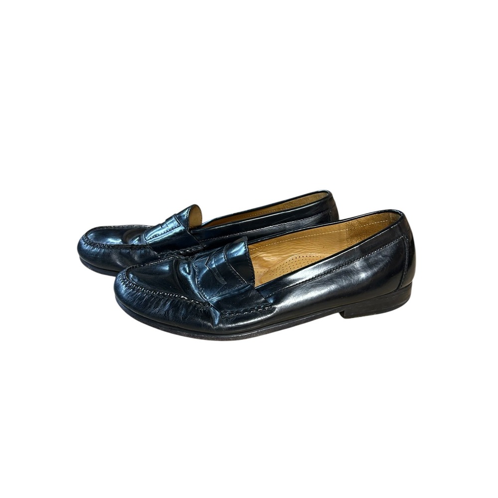 Cole Haan Mens Penny Loafers Black Leather‎ Dress Shoes Size 13 D - Picture 5 of 12
